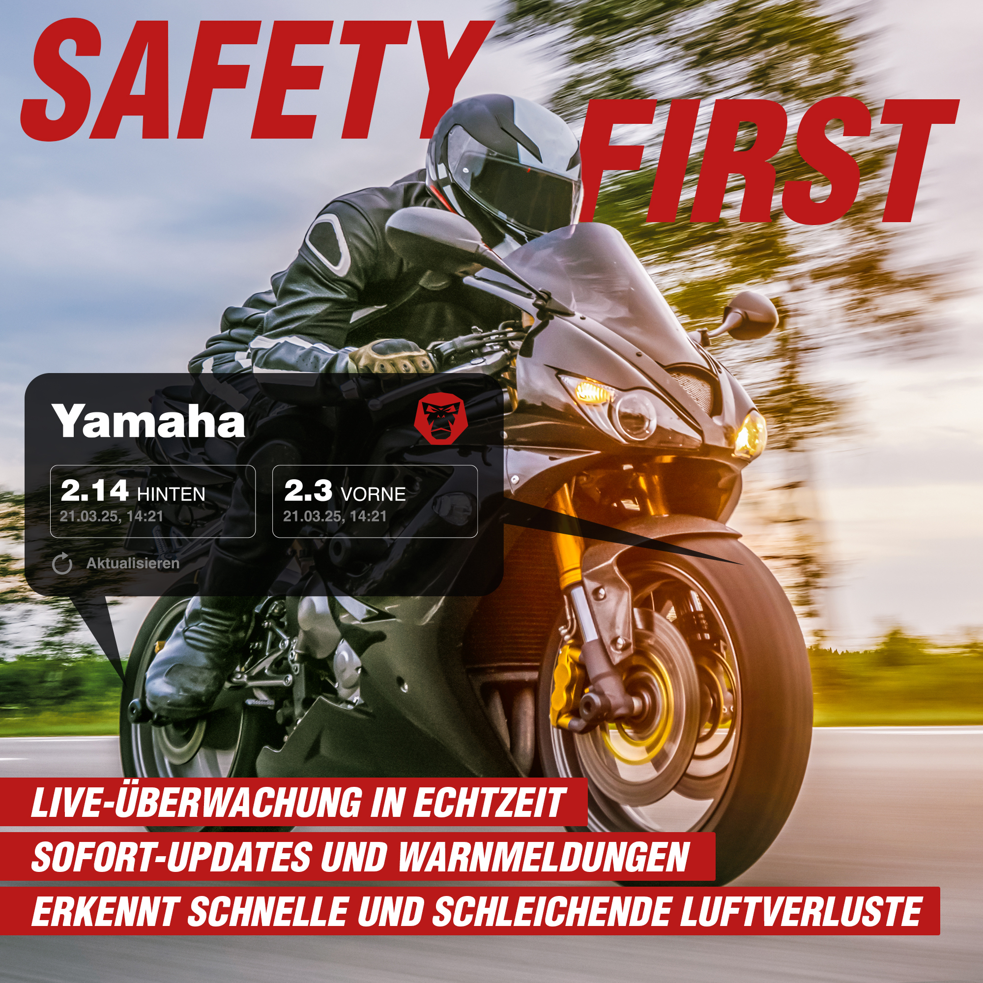 RideLink TireGuard – Safety First, Live-Überwachung in Echtzeit