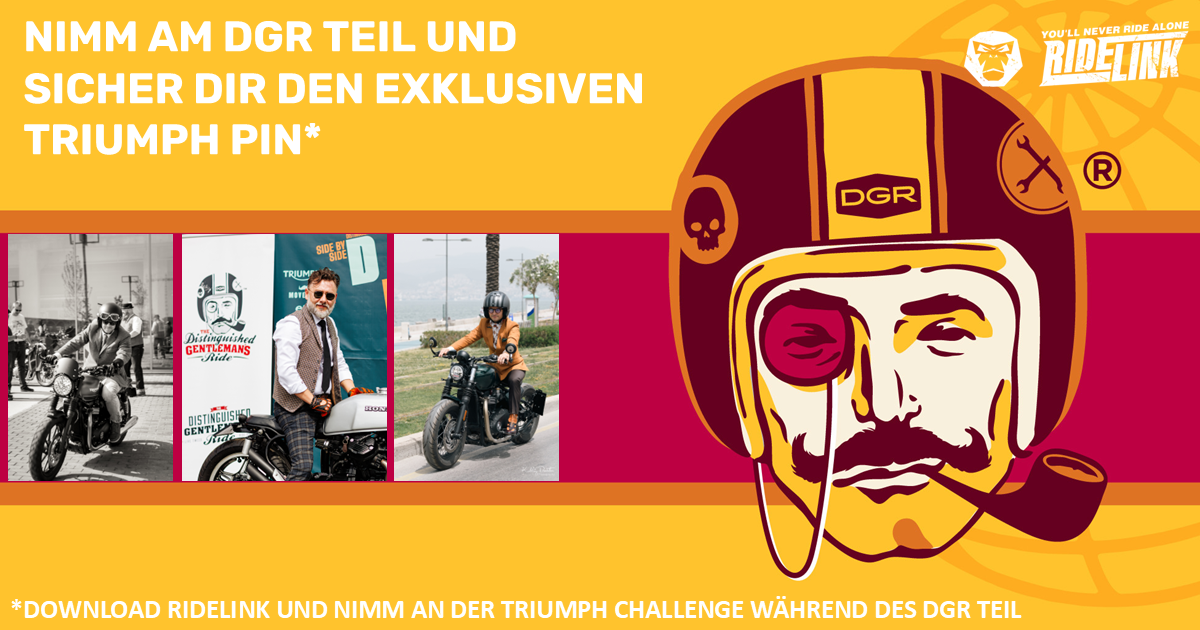 Nur noch 3 Tage bis zum Distinguished Gentleman’s Ride – dem weltweit größten Charity-Motorradevent für Männergesundheit