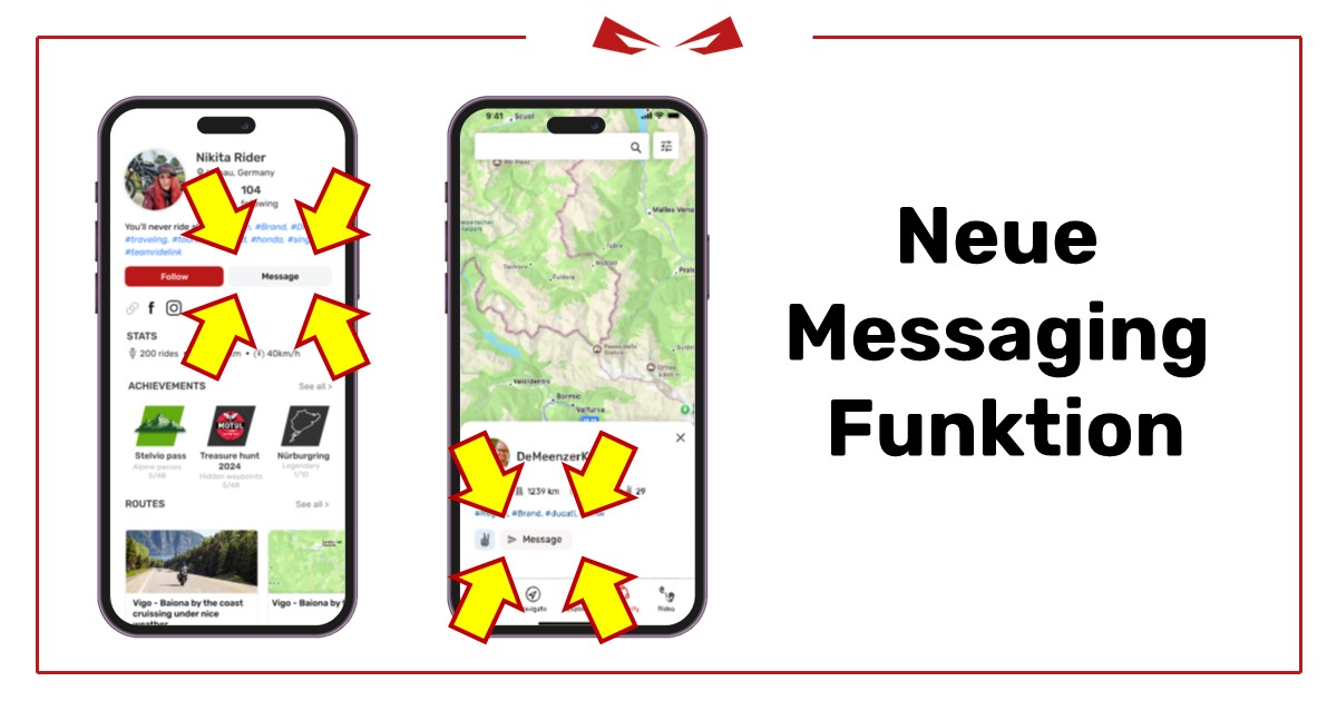 Nächste Woche ist es soweit: Das neue RideLink App-Update kommt!