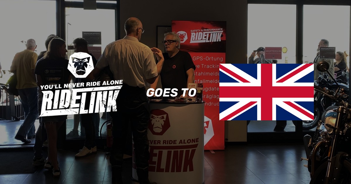 RideLink jetzt auch in Großbritannien erhältlich!